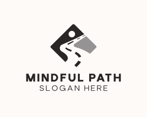 Pavement Highway Road Path logo design