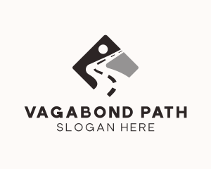 Pavement Highway Road Path logo design