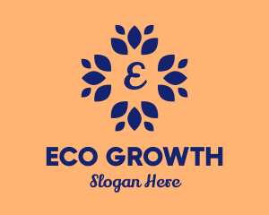 Natural Eco Leaves logo design