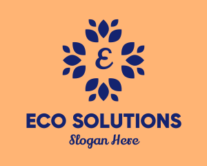 Natural Eco Leaves logo design