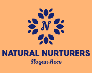 Natural Eco Leaves logo design