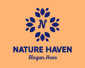 Natural Eco Leaves logo design