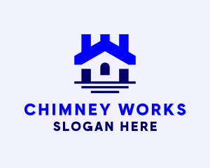 House Roofing Chimney logo