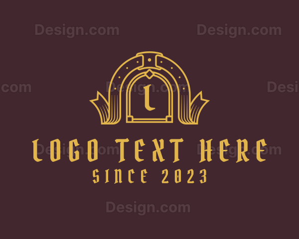 Stylish Medieval Ribbon Logo