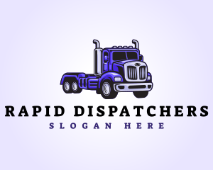 Delivery Truck Dispatch logo design