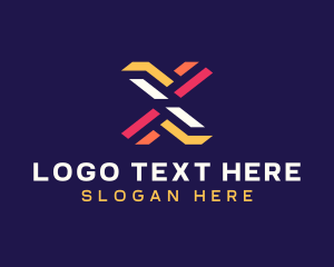 Startup - Tech Startup Letter X logo design
