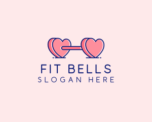 Heart Love Weights  logo design