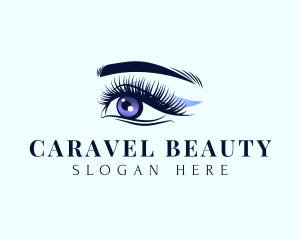 Feminine Beauty Eyelash logo design