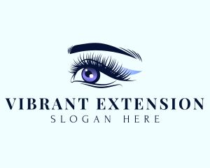 Feminine Beauty Eyelash logo design