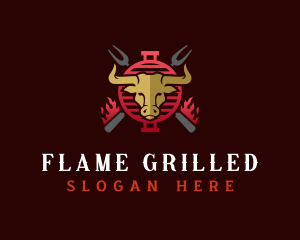Fire Grill Steakhouse logo design