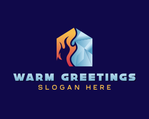 Fire Ice Thermal logo design