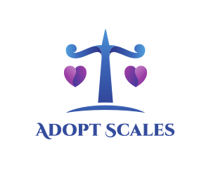 Legal Heart Marriage Scales logo design