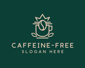 Crown Coffee Cup  logo design