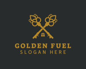 Golden Key Home logo design