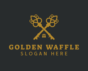 Golden Key Home logo design