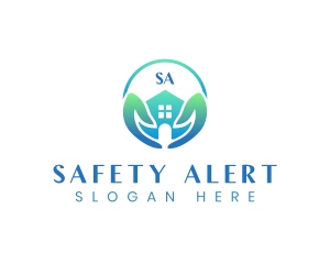 Home Hand Safety logo design