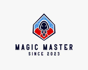 Mysterious Warlock Magician logo design