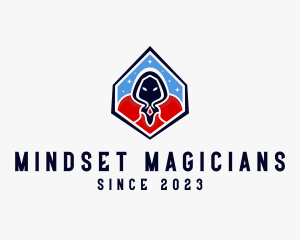 Mysterious Warlock Magician logo design