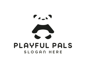 Toy Panda Animal logo