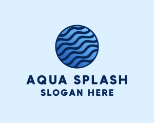Water Waves Splash  logo design