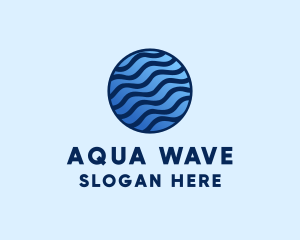 Water Waves Splash  logo design