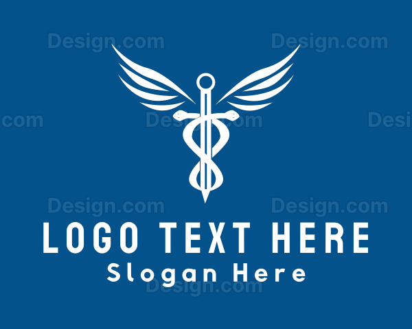 Medical Clinic Caduceus Logo