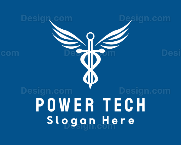 Medical Clinic Caduceus Logo