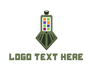 App - Train Mobile Apps logo design