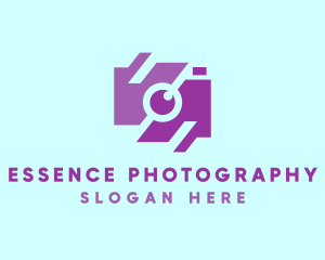 Purple Photographer Camera  logo