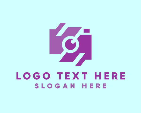 Purple Photographer Camera  logo