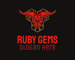 Modern Ox Head Ruby logo