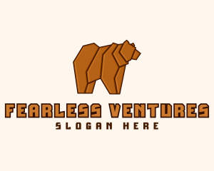 Bear Hunting Animal logo