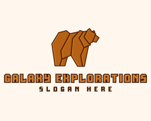 Bear Hunting Animal logo design