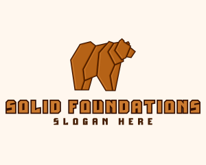 Bear Hunting Animal logo