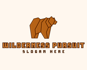 Bear Hunting Animal logo