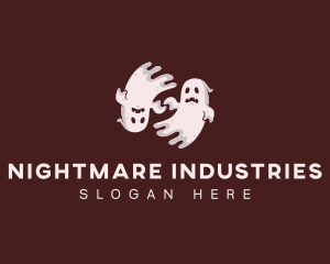 Ghost Spooky Spirit logo design