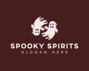 Ghost Spooky Spirit logo design