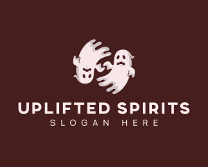 Ghost Spooky Spirit logo design