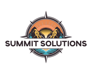 Compass Mountain Summit logo design