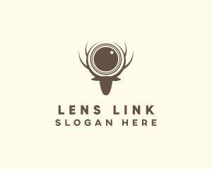 Deer Antler Lens logo design