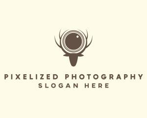 Deer Antler Lens logo design