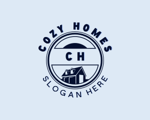 Home Roof Residential logo design