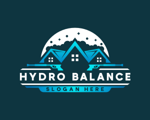 Pressure Wash Hydro Cleaner logo design