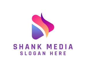 Video Play Media Button  logo design