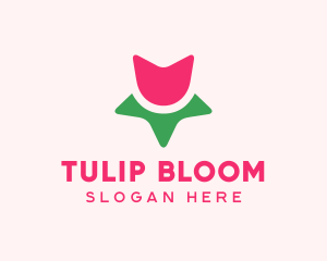 Tulip Flower Star logo