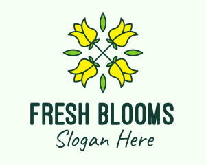 Yellow Flower Bouquet logo
