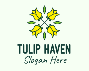 Yellow Flower Bouquet logo