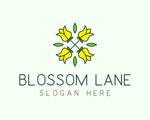 Yellow Flower Bouquet logo