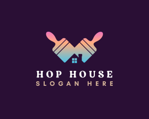 House Paint Repair logo design