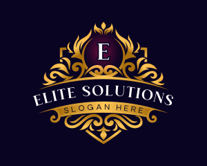 Elegant Luxury Crown logo